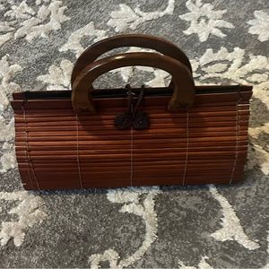 New one of a kind Handmade wooden purse